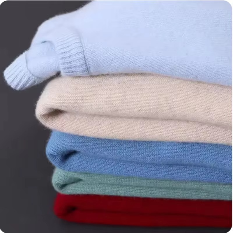 Maglione Girocollo da Uomo in Misto Cashmere — foto 9
