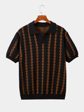 Maglione Lungo da Uomo con Bordi a Coste