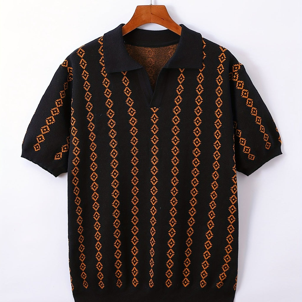 Maglione Lungo da Uomo con Bordi a Coste — foto 11