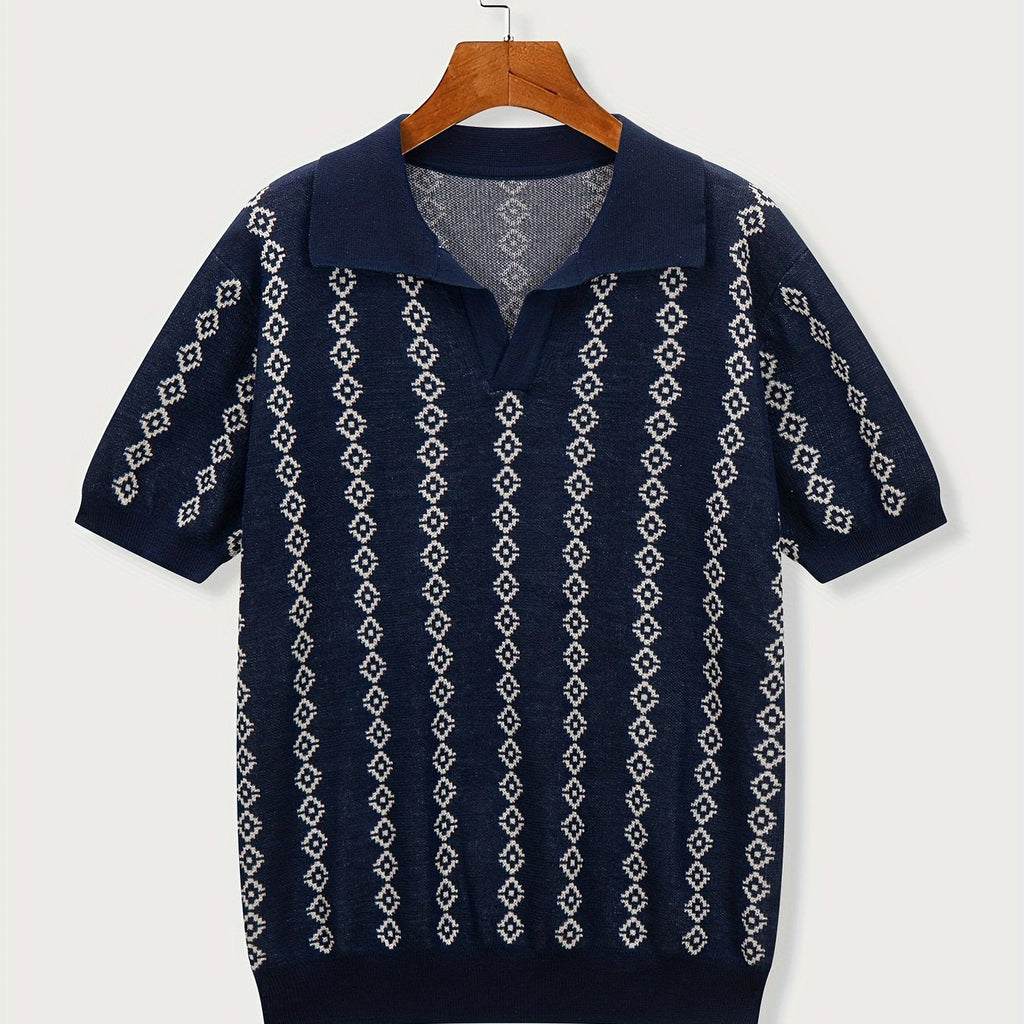 Maglione Lungo da Uomo con Bordi a Coste — foto 13
