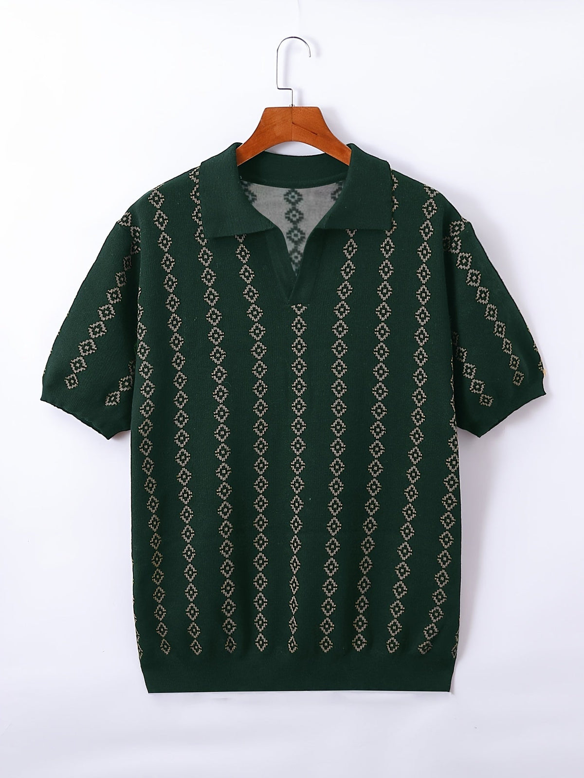 Maglione Lungo da Uomo con Bordi a Coste — foto 3