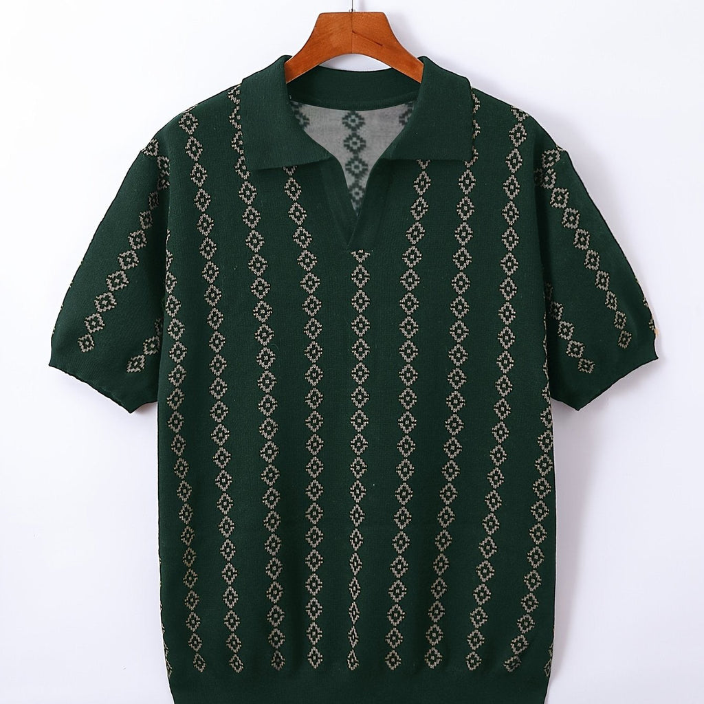 Maglione Lungo da Uomo con Bordi a Coste — foto 8