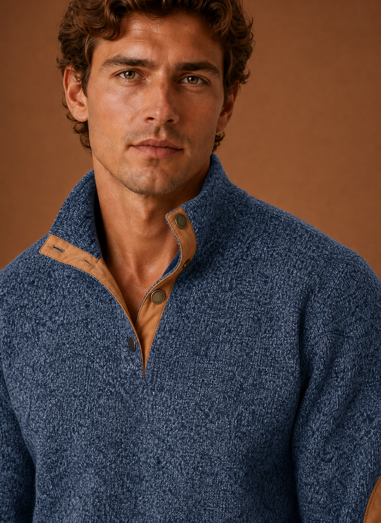 Maglione Lupetto da Uomo in Maglia Fine — foto 7
