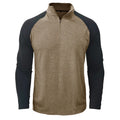 Maglione con Mezza Zip da Uomo Color Block