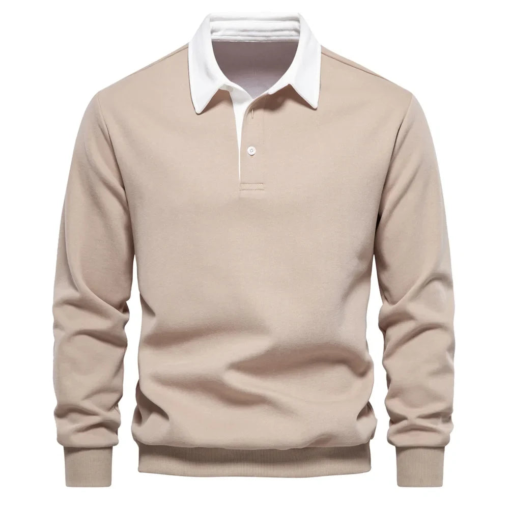 Maglione da Uomo con Collo Polo Manica Lunga — foto 12