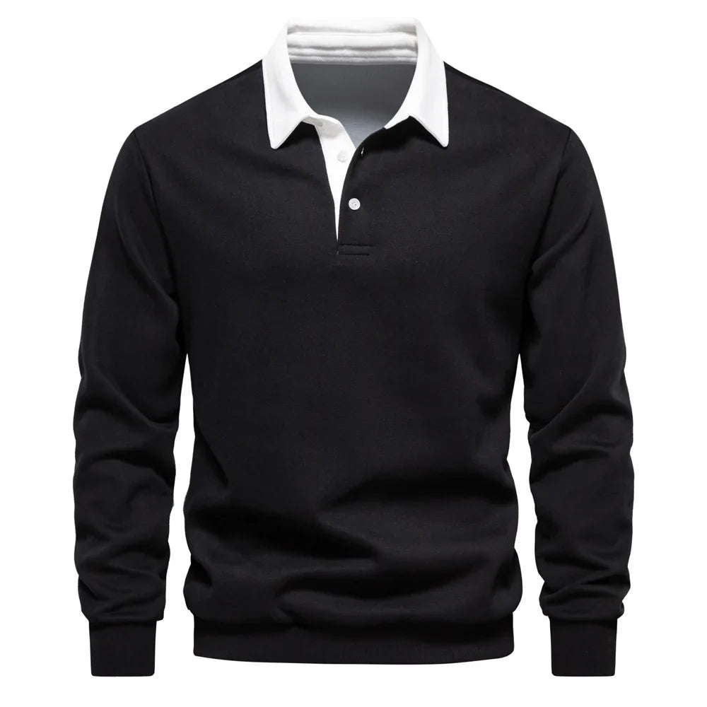 Maglione da Uomo con Collo Polo Manica Lunga — foto 7