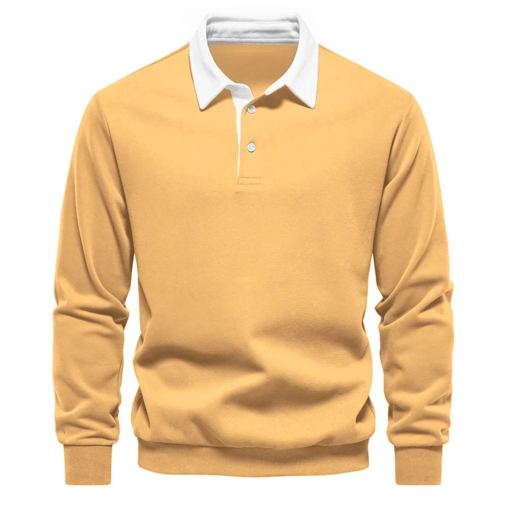 Maglione da Uomo con Collo Polo Manica Lunga — foto 8