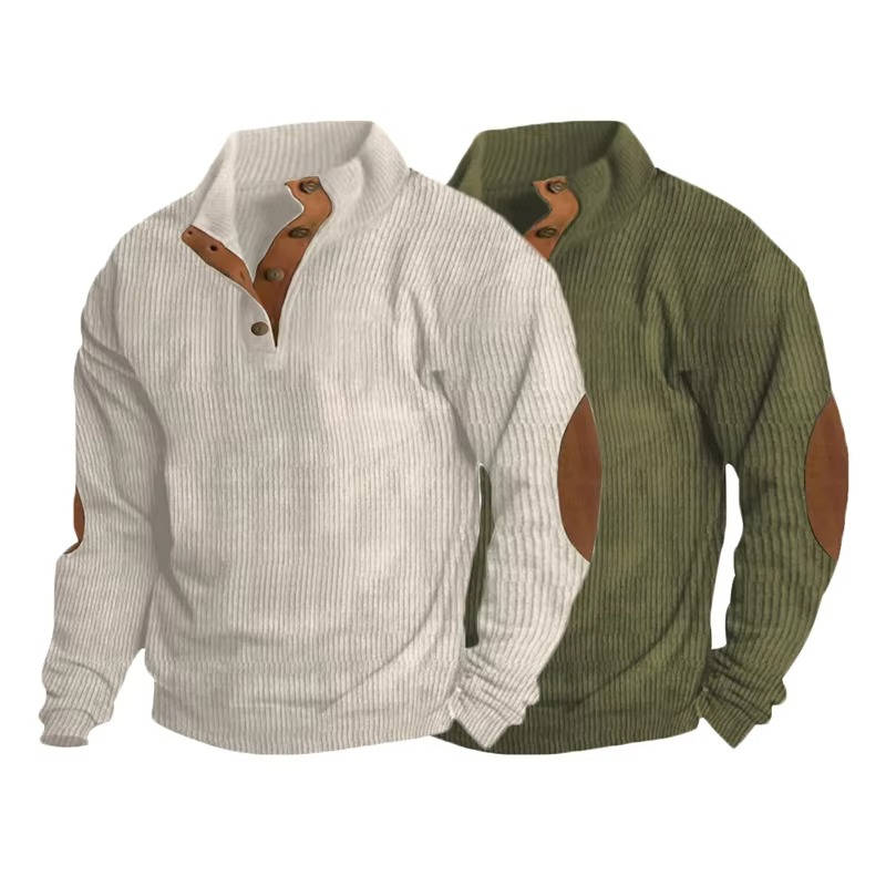 Maglione da Uomo con Toppe ai Gomiti — foto 11