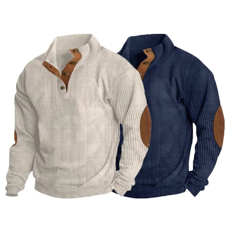 Maglione da Uomo con Toppe ai Gomiti — foto 12