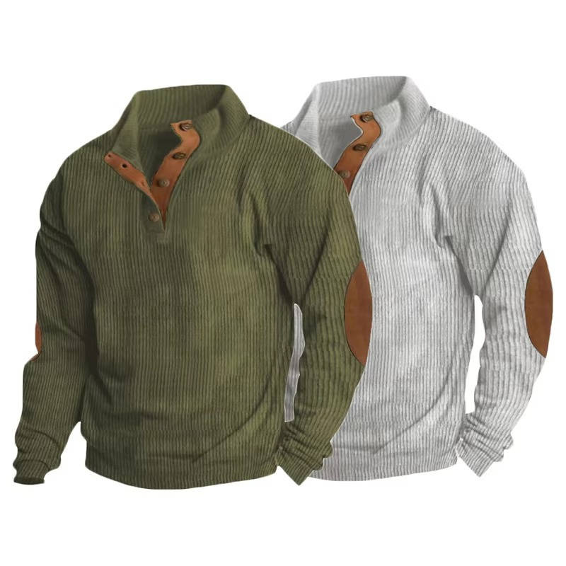 Maglione da Uomo con Toppe ai Gomiti — foto 14