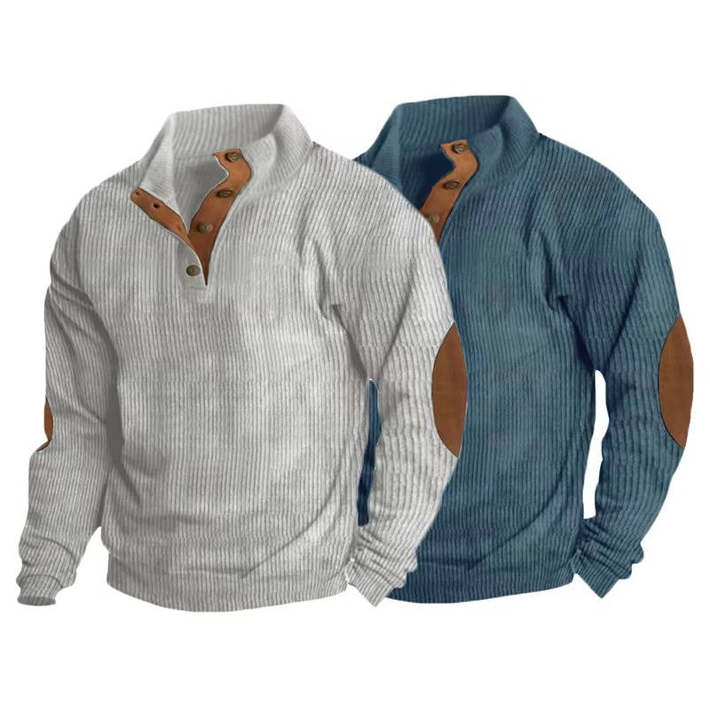 Maglione da Uomo con Toppe ai Gomiti — foto 16