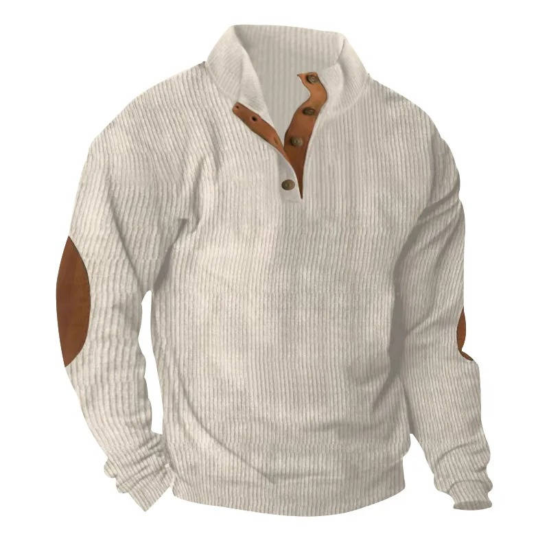 Maglione da Uomo con Toppe ai Gomiti — foto 2
