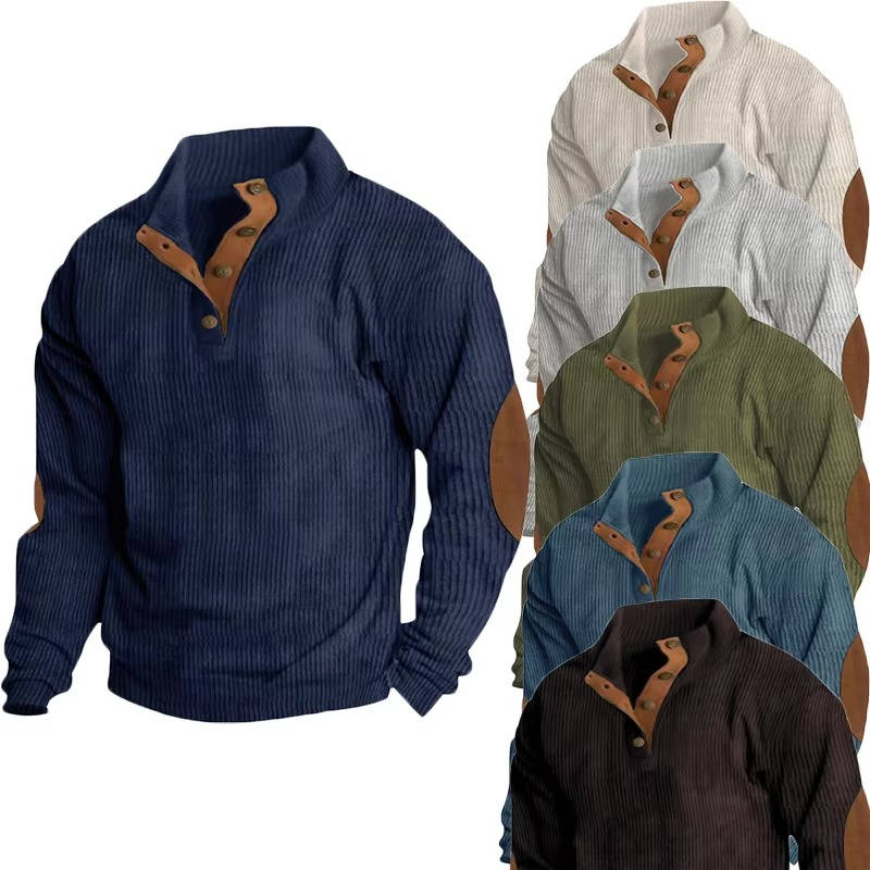 Maglione da Uomo con Toppe ai Gomiti — foto 22