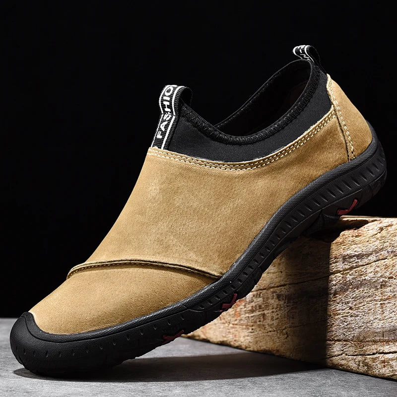 Mocassini da Uomo in Camoscio Suola Leggera — foto 6