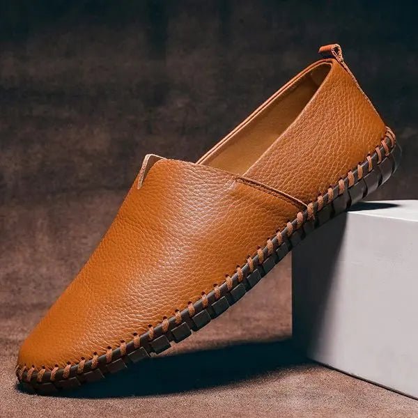 Mocassini da Uomo Cuciti a Mano Slip-On — foto 2