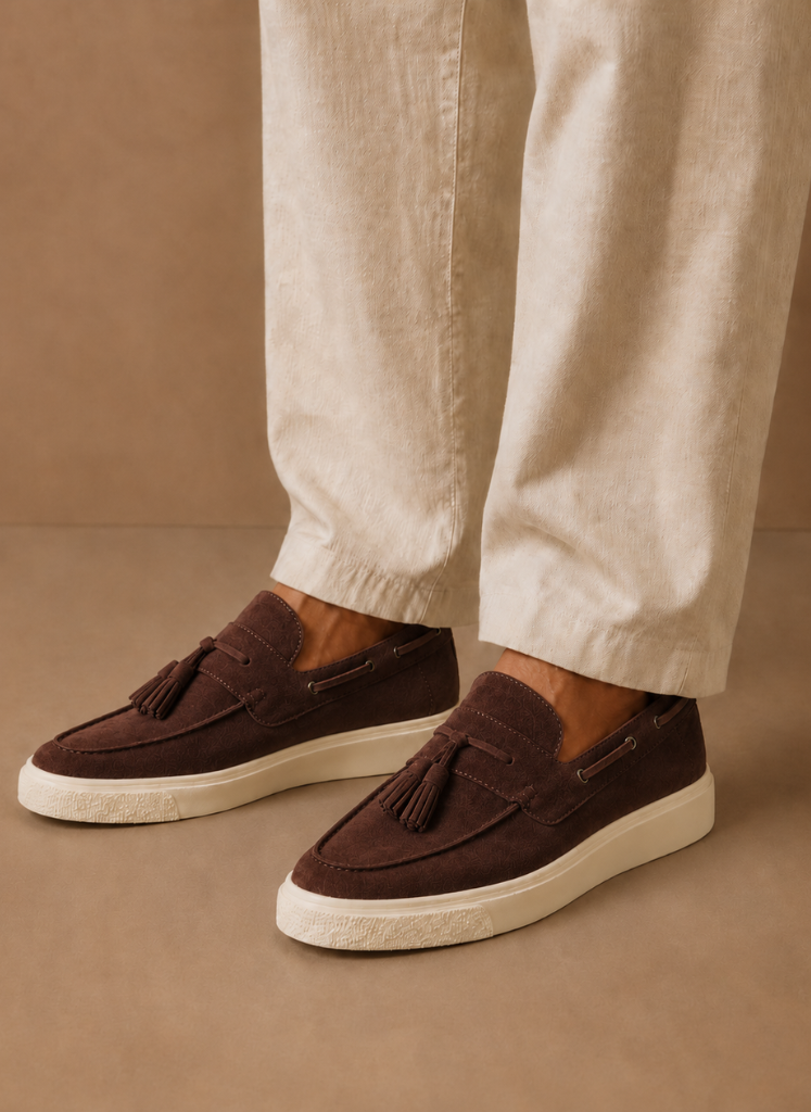 Mocassini da Uomo con Nappine Suola Sneaker — foto 10