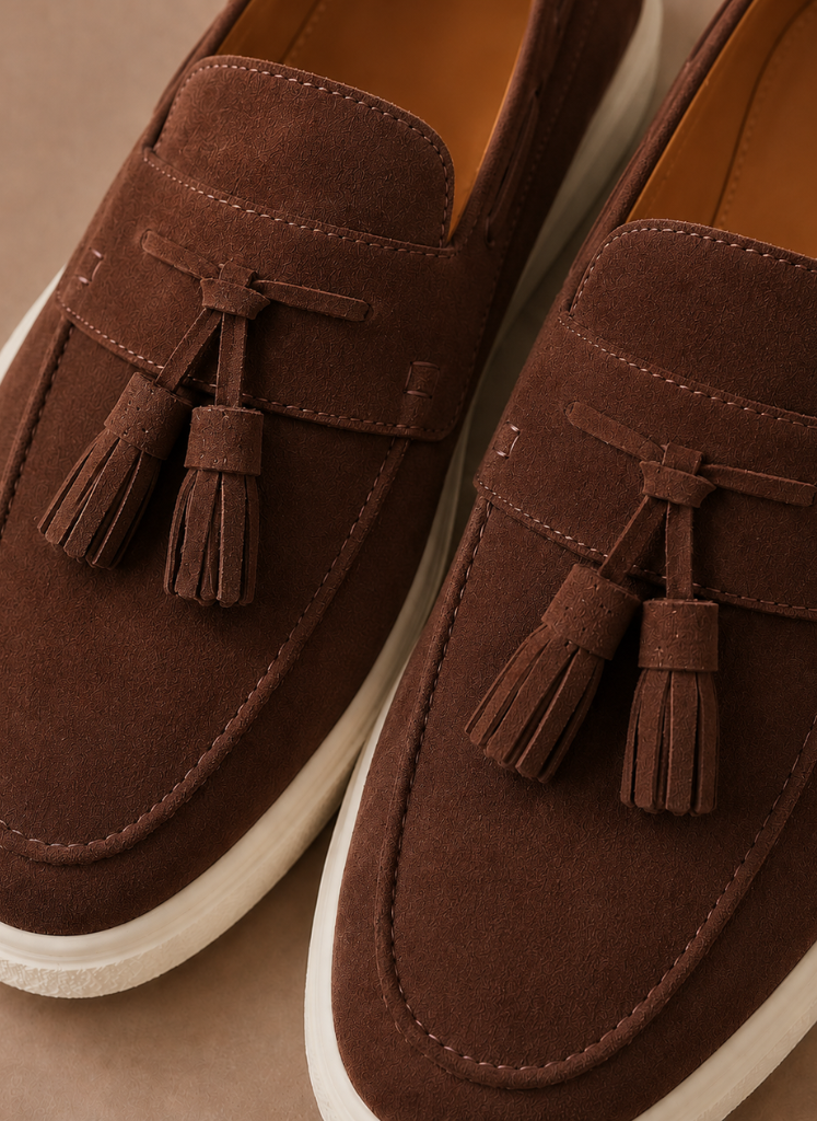 Mocassini da Uomo con Nappine Suola Sneaker — foto 12