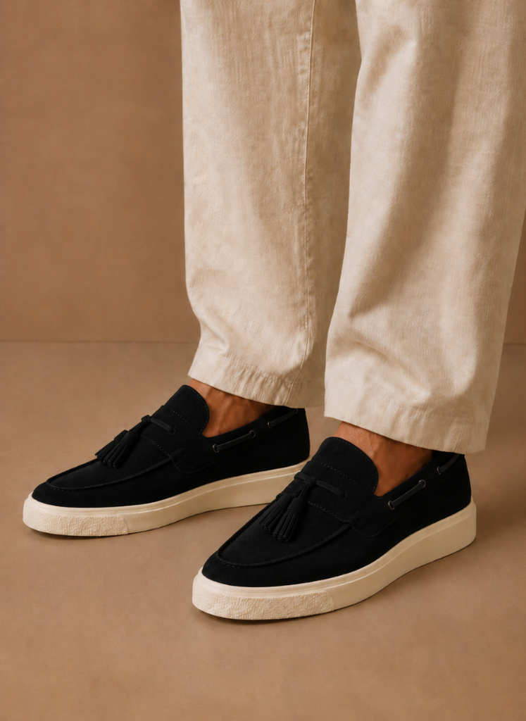 Mocassini da Uomo con Nappine Suola Sneaker — foto 13