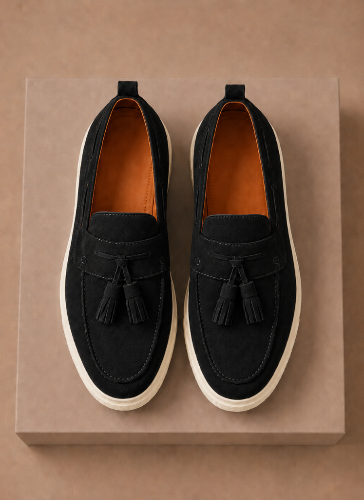 Mocassini da Uomo con Nappine Suola Sneaker — foto 14