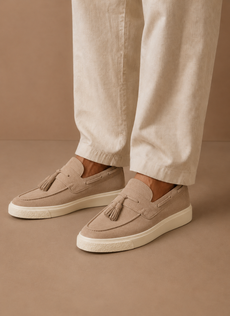 Mocassini da Uomo con Nappine Suola Sneaker — foto 2