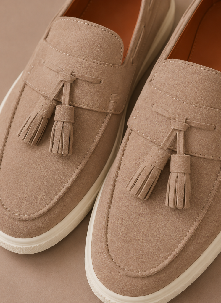 Mocassini da Uomo con Nappine Suola Sneaker — foto 3