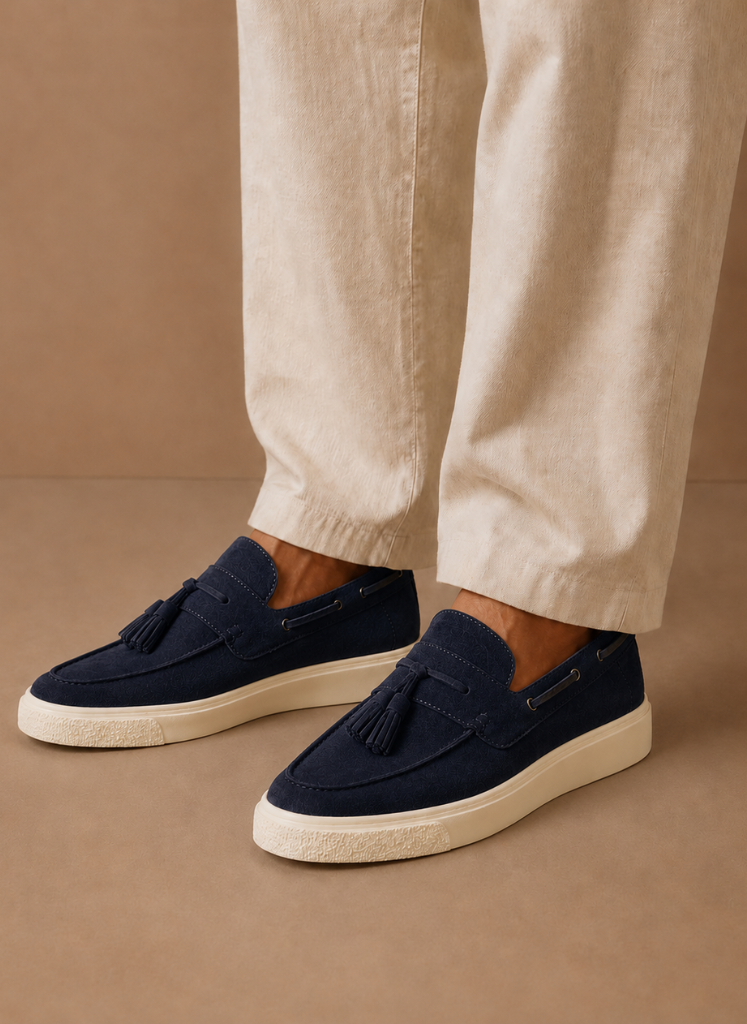 Mocassini da Uomo con Nappine Suola Sneaker — foto 5