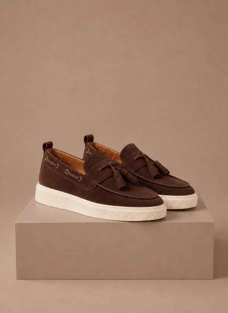 Mocassini da Uomo con Nappine Suola Sneaker — foto 6