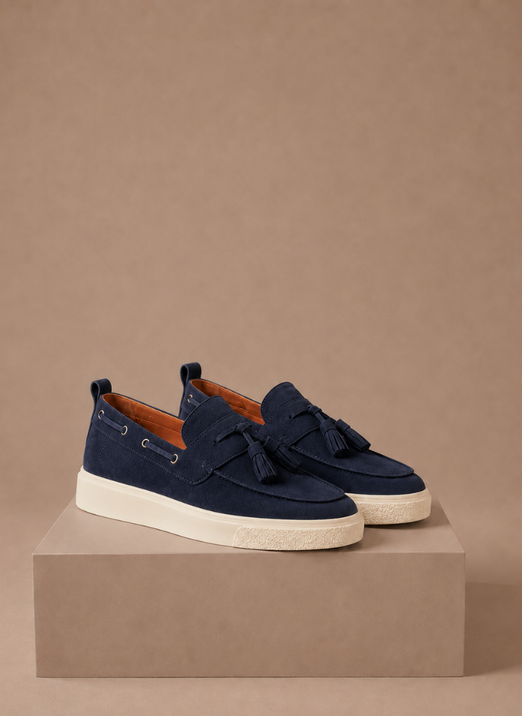 Mocassini da Uomo con Nappine Suola Sneaker — foto 7
