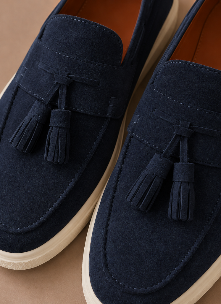 Mocassini da Uomo con Nappine Suola Sneaker — foto 9