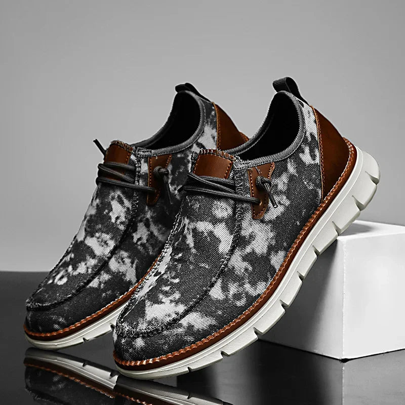 Mocassini da Uomo in Tela Leggeri Slip-On — foto 3