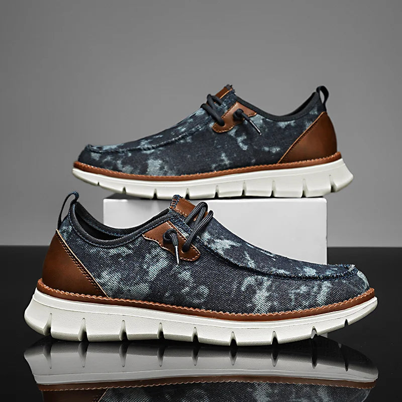 Mocassini da Uomo in Tela Leggeri Slip-On — foto 5