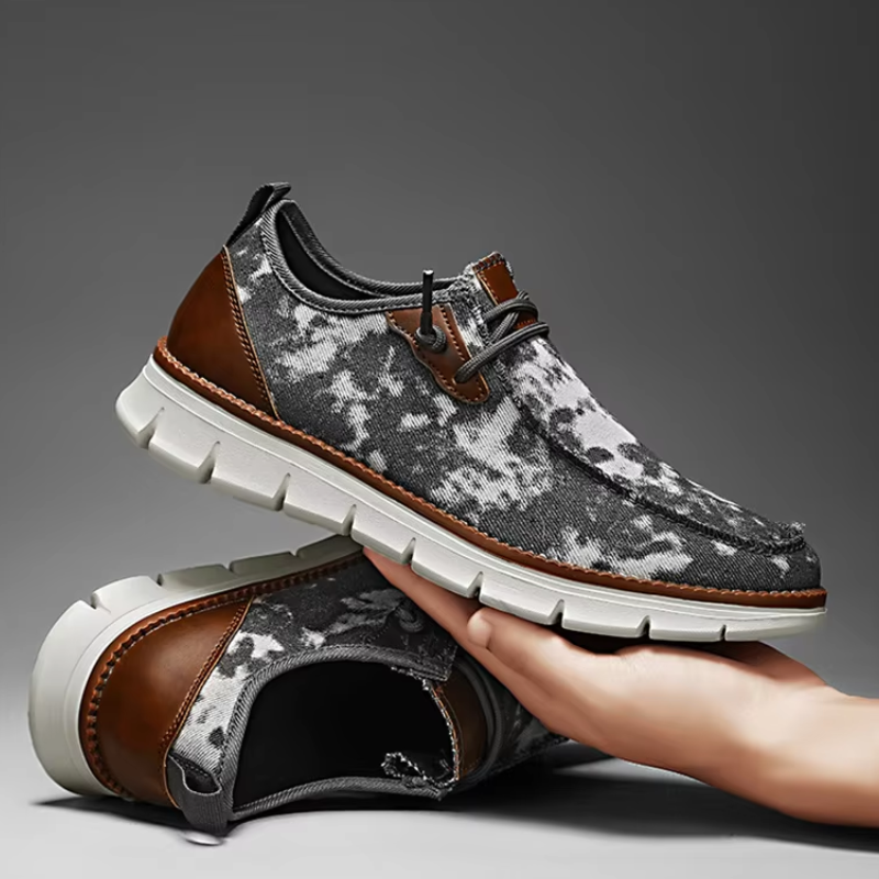 Mocassini da Uomo in Tela Leggeri Slip-On — foto 6