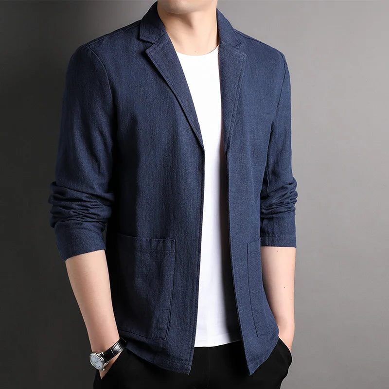 Blazer Leggero da Uomo con Revers Classico — foto 3