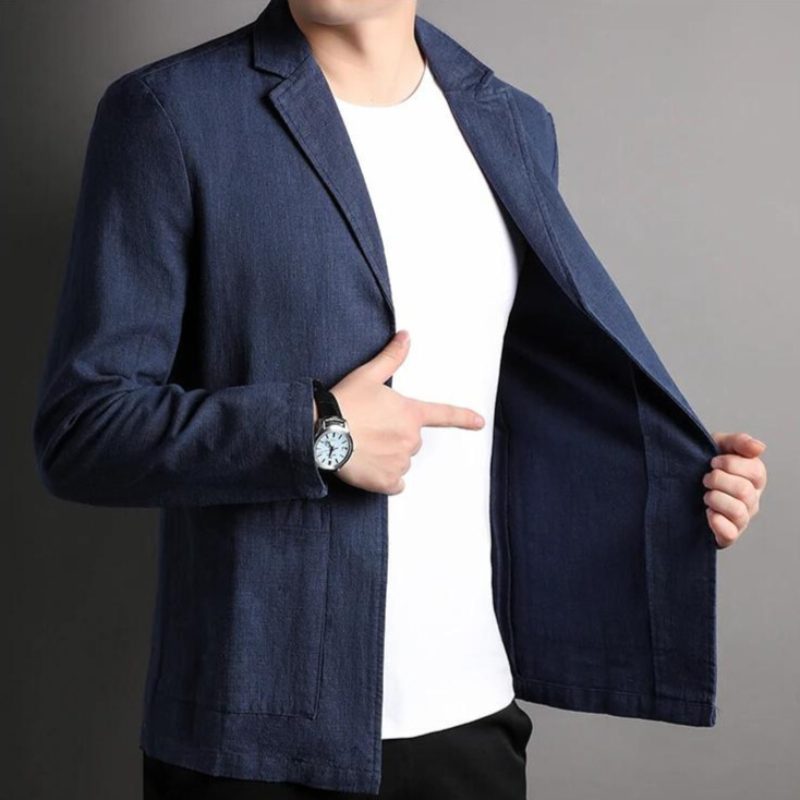 Blazer Leggero da Uomo con Revers Classico — foto 6