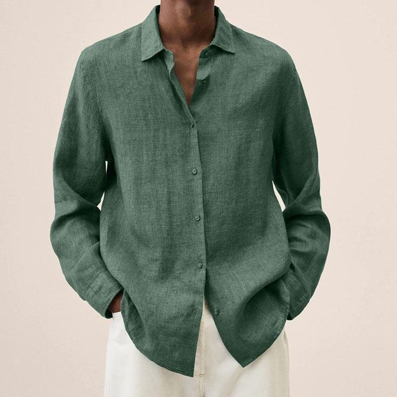 Camicia Oversize da Uomo Vestibilità Ampia — foto 12