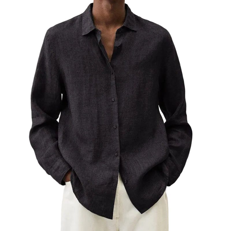 Camicia Oversize da Uomo Vestibilità Ampia — foto 2