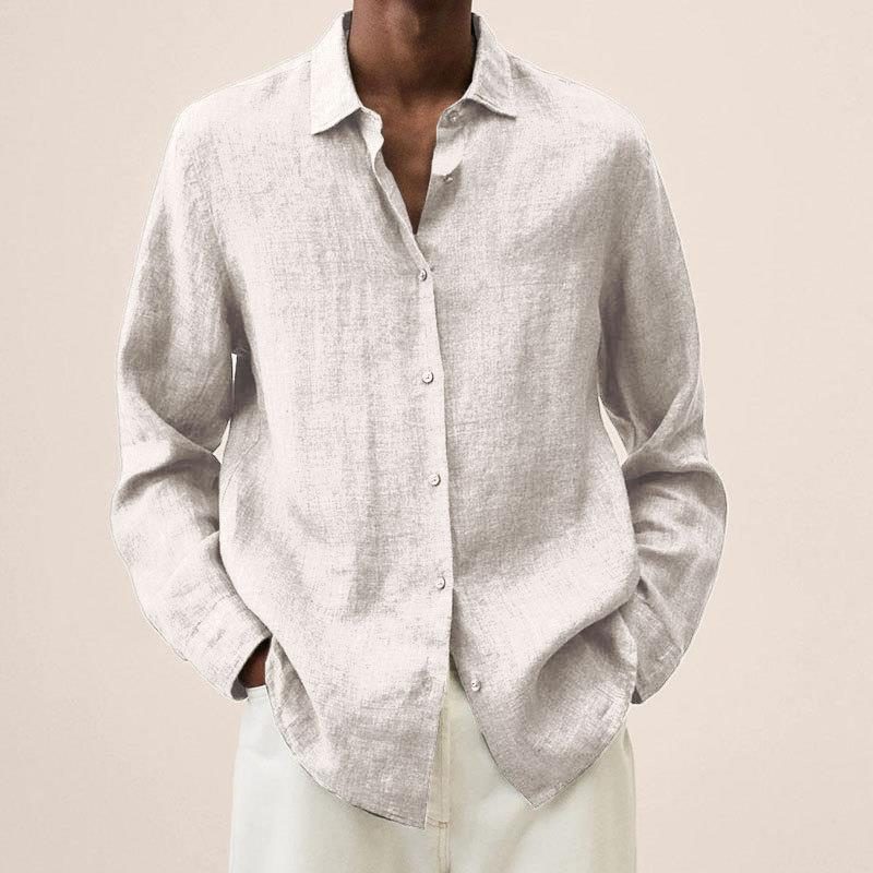 Camicia Oversize da Uomo Vestibilità Ampia — foto 7