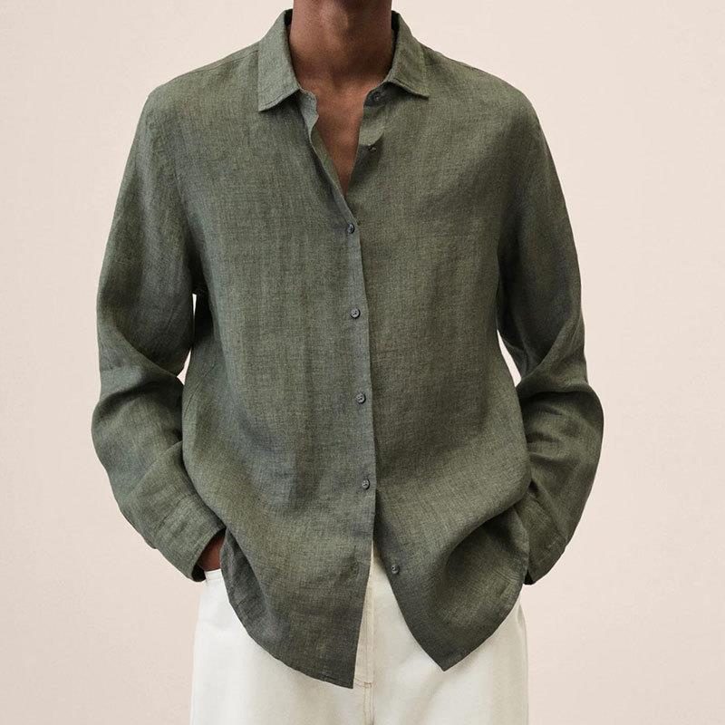 Camicia Oversize da Uomo Vestibilità Ampia — foto 8