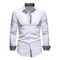 Camicia da Uomo con Dettagli Paisley