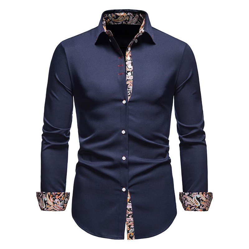 Camicia da Uomo con Dettagli Paisley — foto 2