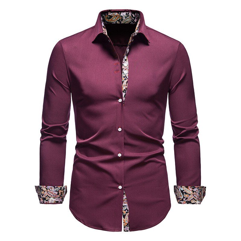 Camicia da Uomo con Dettagli Paisley — foto 3