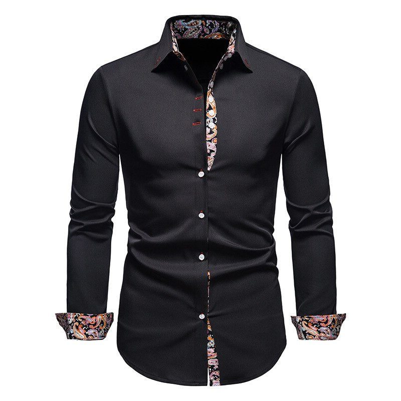 Camicia da Uomo con Dettagli Paisley — foto 4