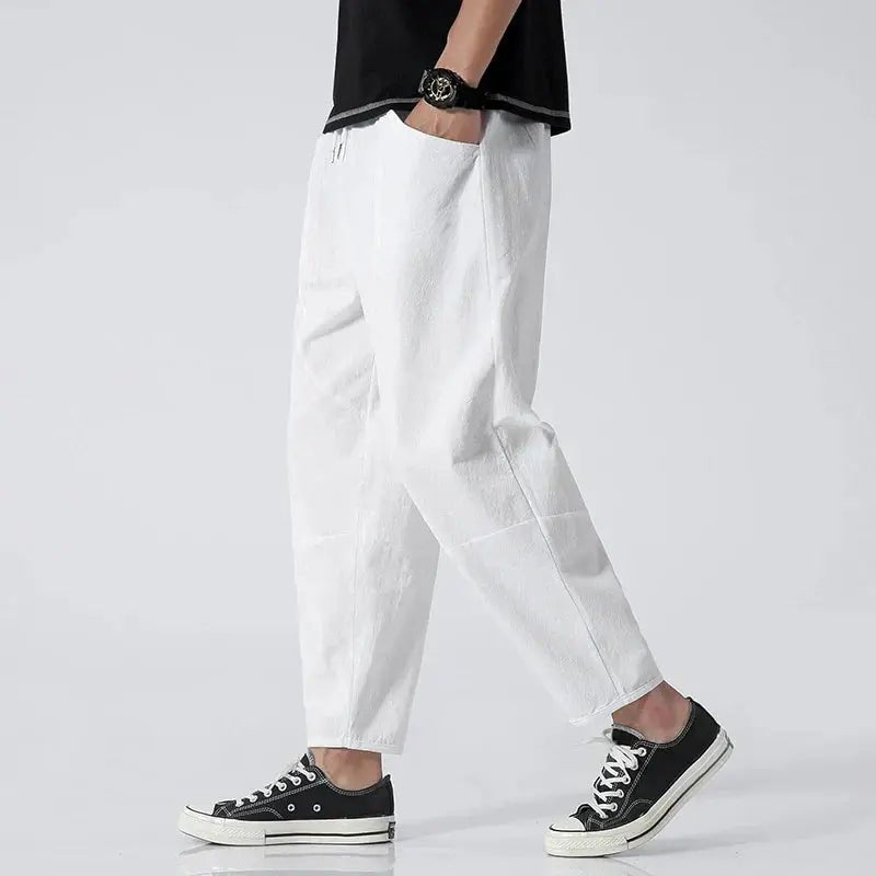 Pantaloni Cropped da Uomo con Gamba Affusolata — foto 4