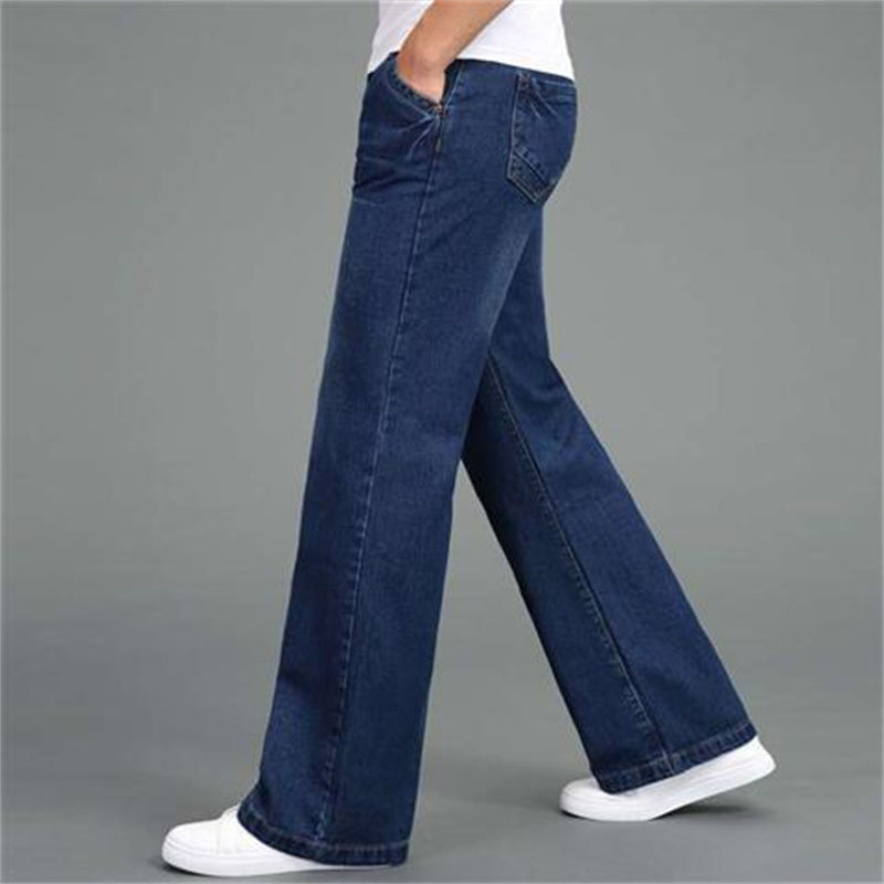Pantaloni in Denim da Uomo Gamba Larga — foto 5