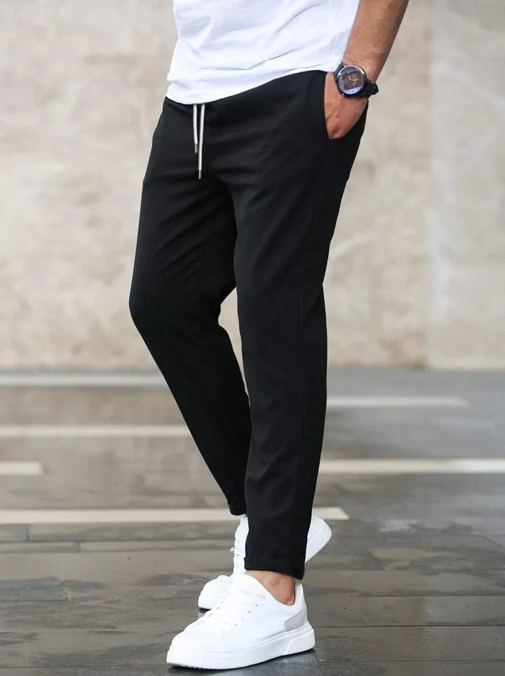 Pantaloni Elasticizzati da Uomo con Coulisse in Vita — foto 11