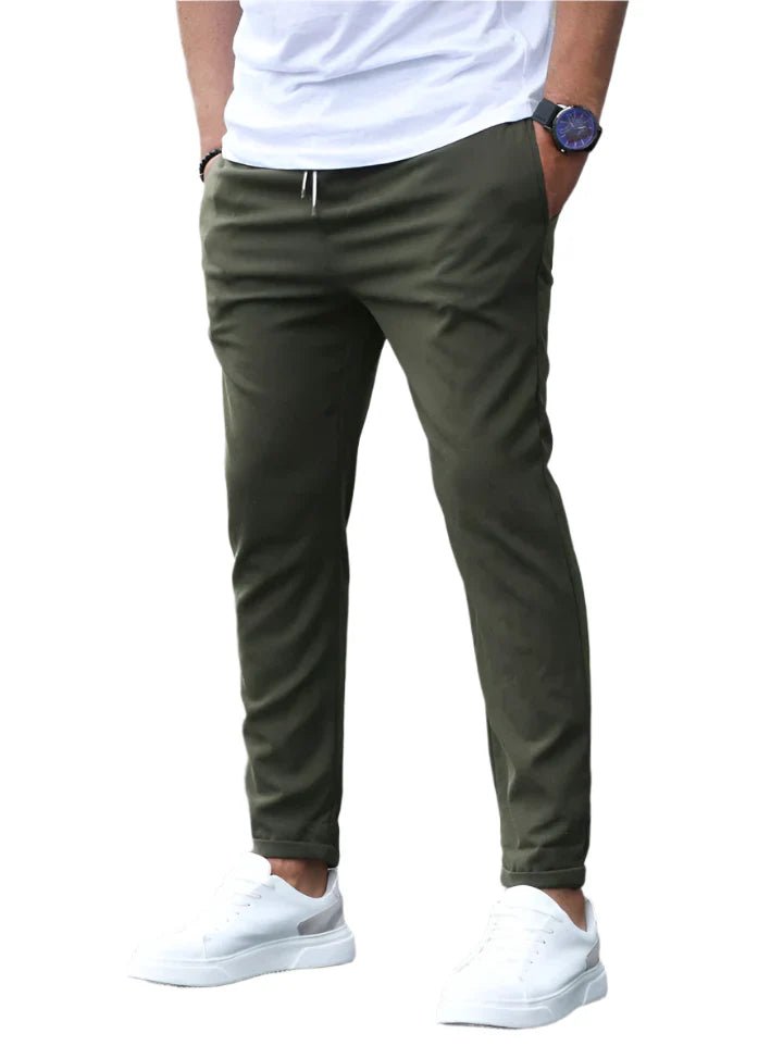 Pantaloni Elasticizzati da Uomo con Coulisse in Vita — foto 4