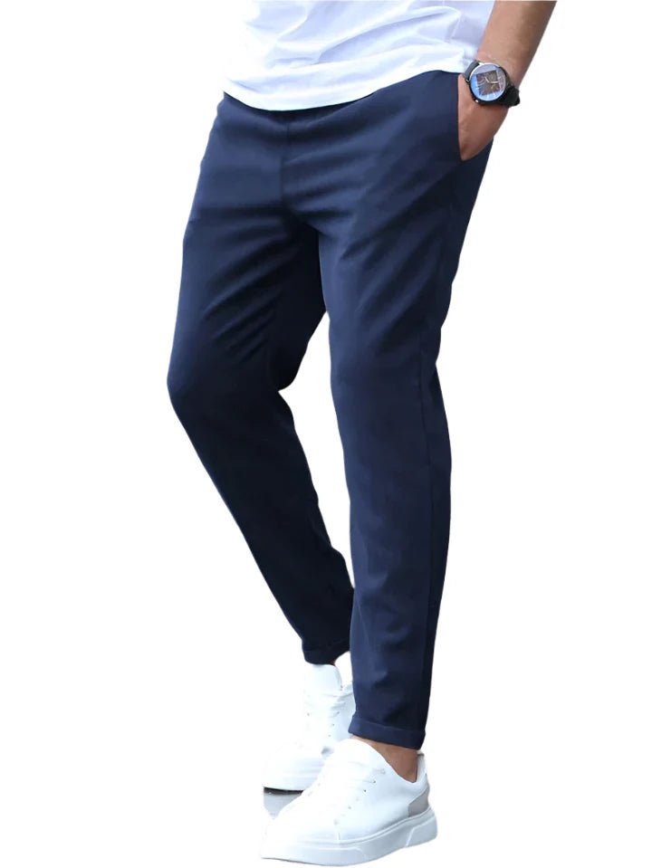Pantaloni Elasticizzati da Uomo con Coulisse in Vita — foto 6