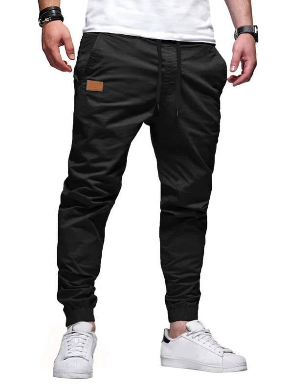 Pantaloni Jogger da Uomo in Cotone con Coulisse