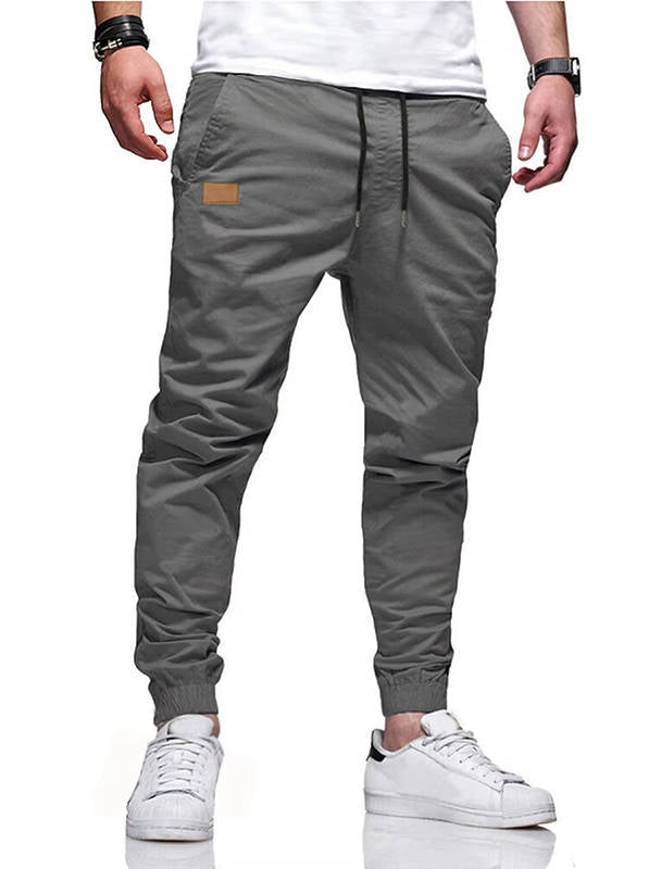 Pantaloni Jogger da Uomo in Cotone con Coulisse — foto 11