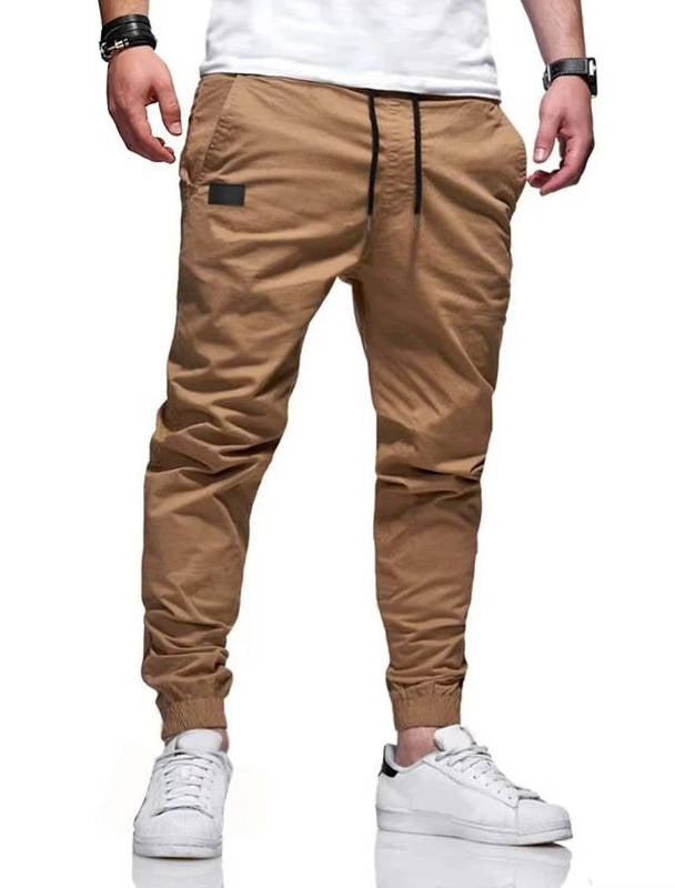 Pantaloni Jogger da Uomo in Cotone con Coulisse — foto 12